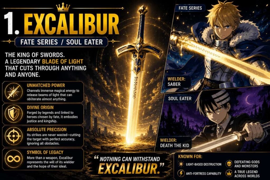 1. Excalibur — Fate Series Soul Eater