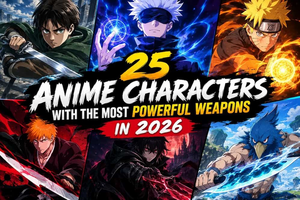 25 Anime Characters With the Most Powerful Weapons in 2026