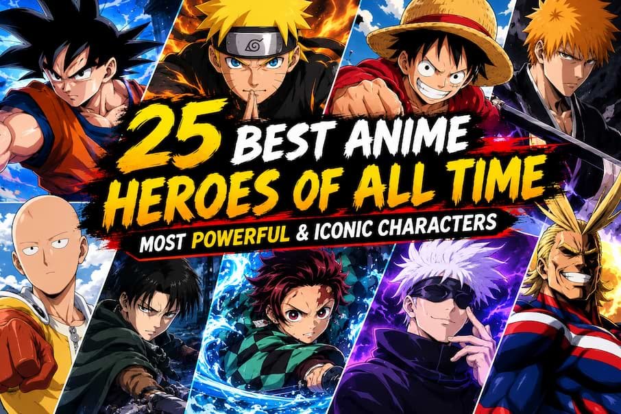 25 Best Anime Heroes of All Time Most Powerful & Iconic Characters