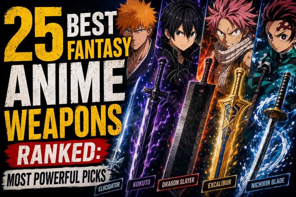 25 Best Fantasy Anime Weapons Ranked Most Powerful Picks