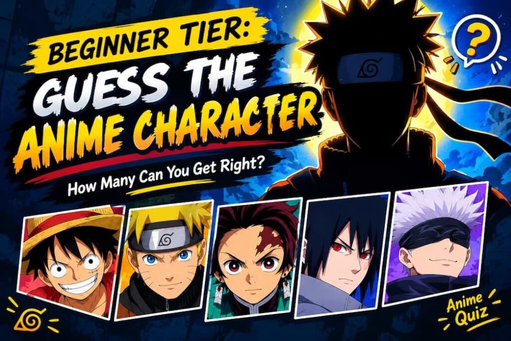 Beginner Tier Guess the Anime Character