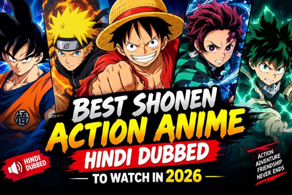 Best Shonen Action Hindi Dubbed Anime