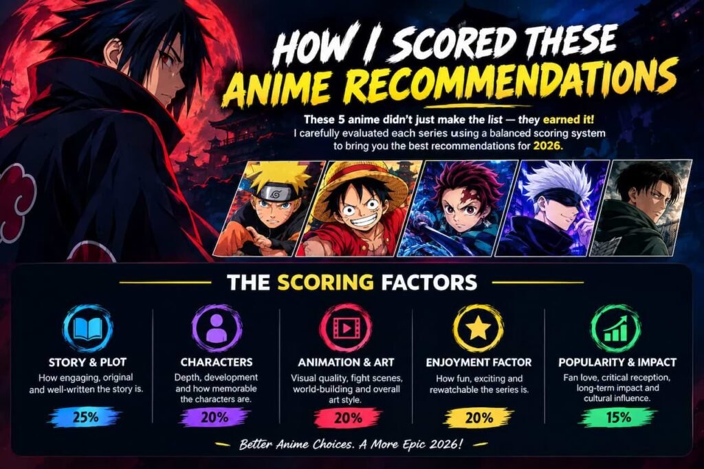 How I Scored These Anime Recommendations