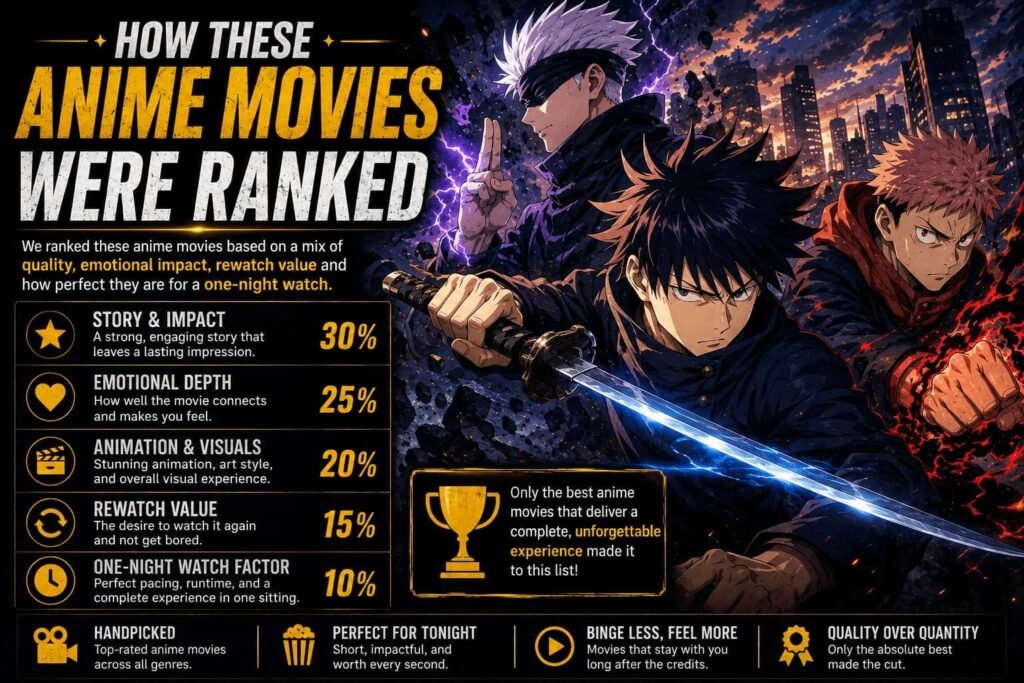 How These Anime Movies Were Ranked