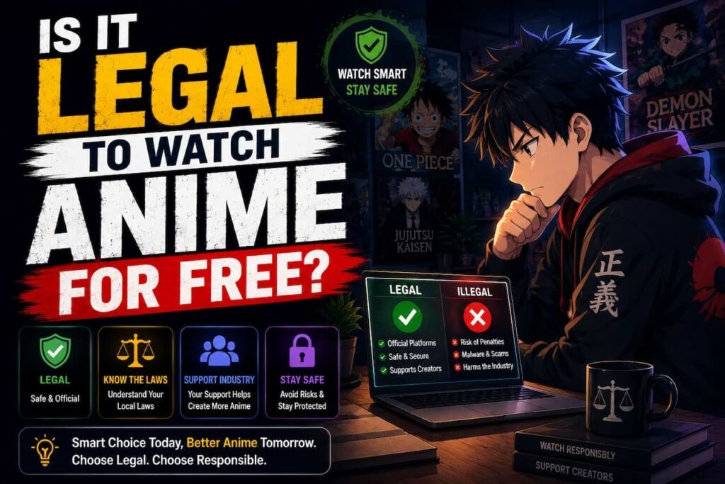 Is It Legal to Watch Anime for Free