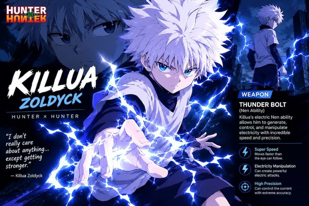 Killua Zoldyck — Hunter x Hunter