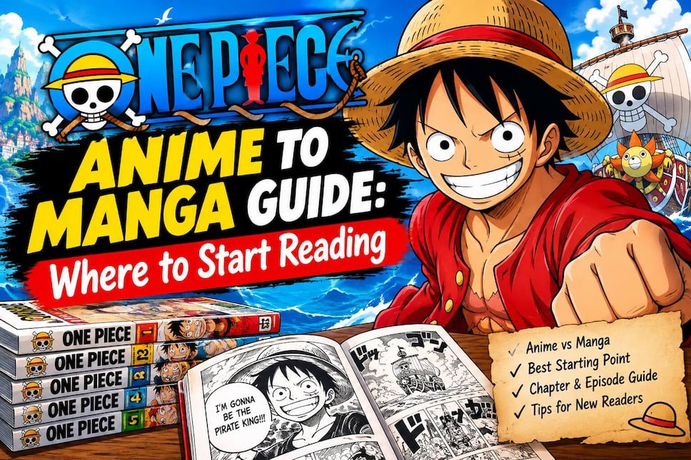 One Piece Anime to Manga Guide Where to Start Reading