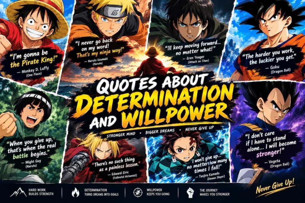 Quotes About Determination and Willpower