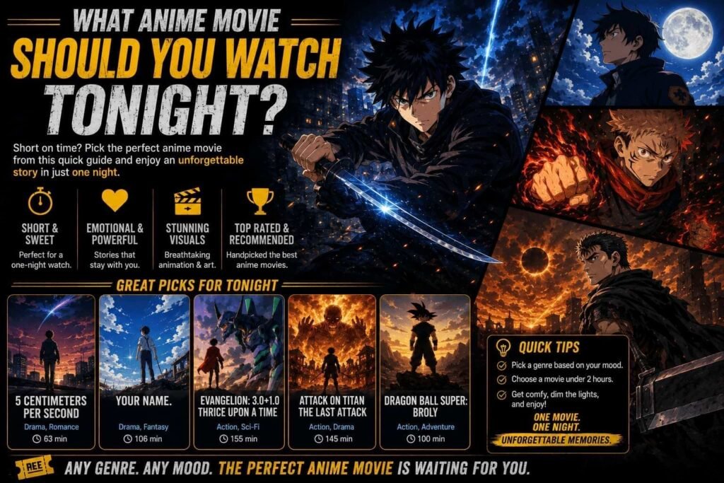 What Anime Movie Should You Watch Tonight