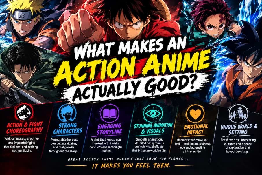 What Makes an Action Anime Actually Good