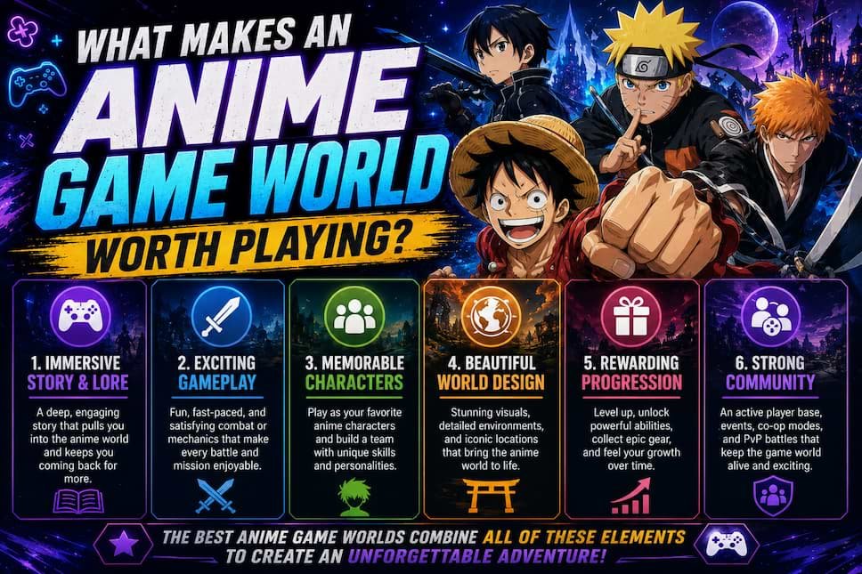 What Makes an Anime Game World Worth Playing