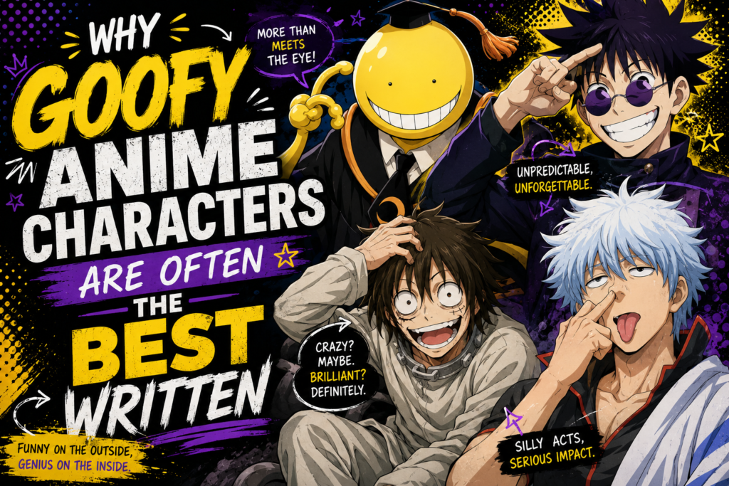 Why Goofy Anime Characters Are Often the Best Written