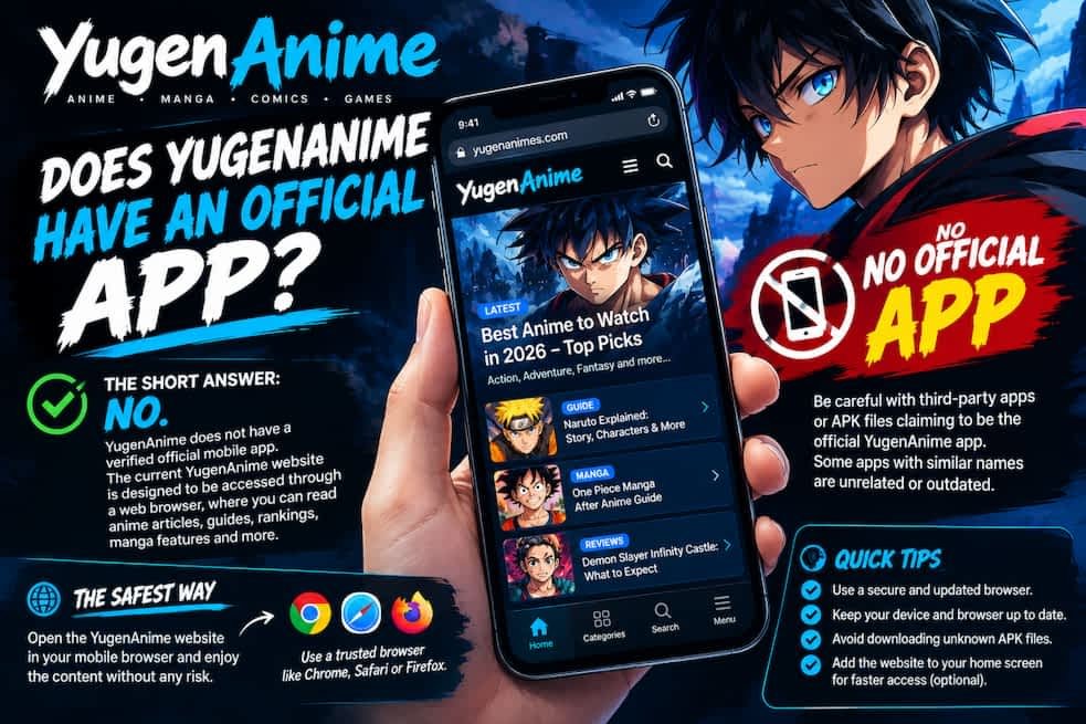 Does YugenAnime Have an Official App