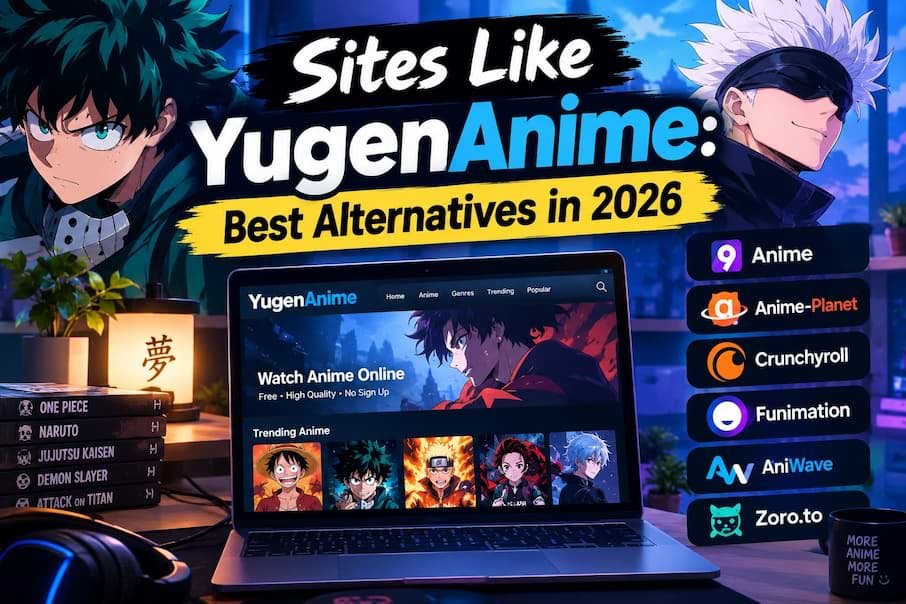 Sites Like YugenAnime Best Alternatives in 2026