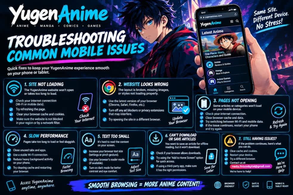 Troubleshooting Common Mobile Issues on YugenAnime