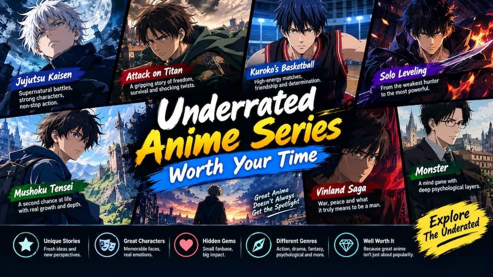 Underrated Anime Series Worth Your Time