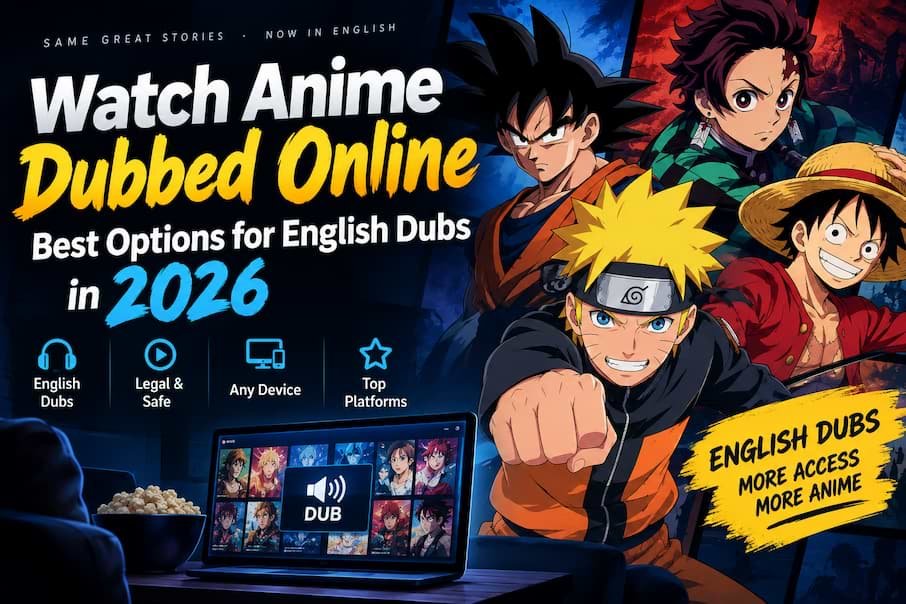 Watch Anime Dubbed Online Best Options for English Dubs in 2026