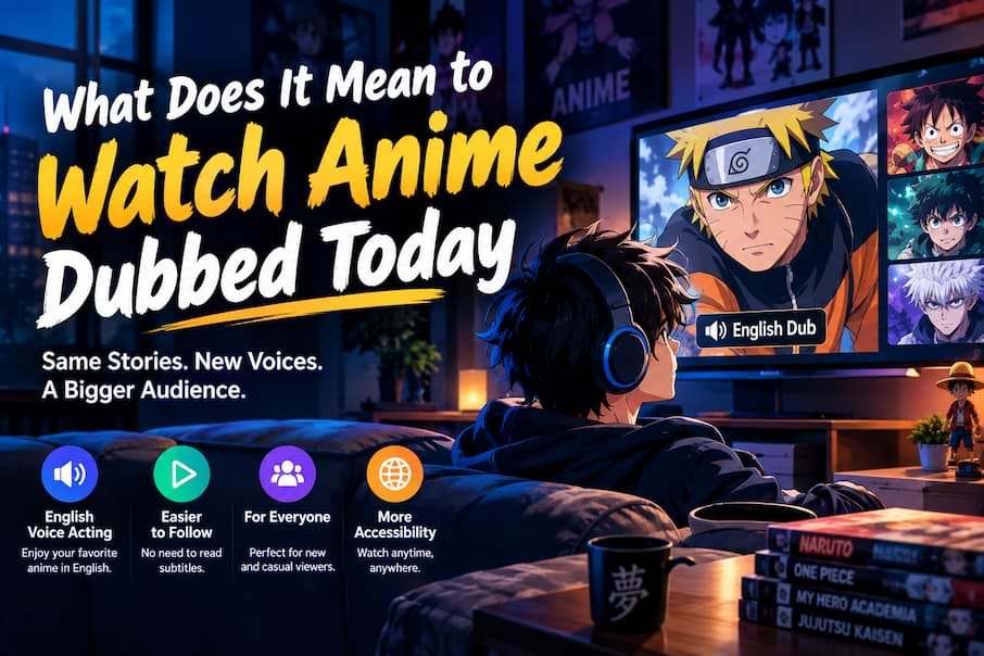 What Does It Mean to Watch Anime Dubbed Today