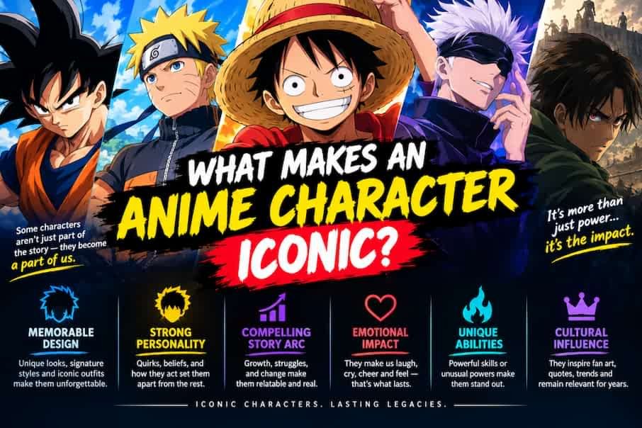 What Makes an Anime Character Iconic?